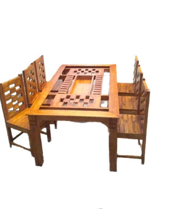 WOODEN DINING TABLE SET